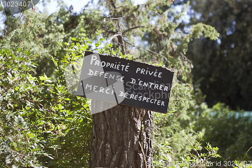 Image of private terrain france