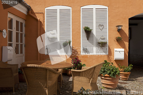 Image of backyard in denmark