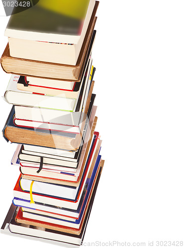 Image of many books stacked