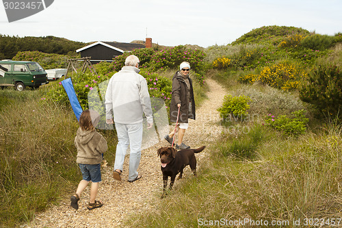 Image of family holiday in Denmark