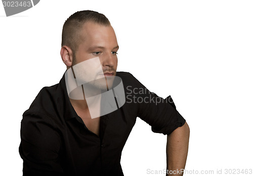 Image of man studio portrait