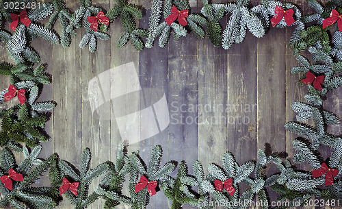 Image of wood background christmas loops