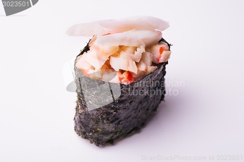 Image of crab gunkan sushi 