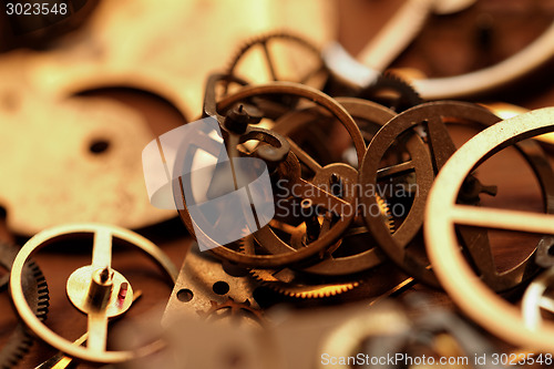 Image of Small parts of clock