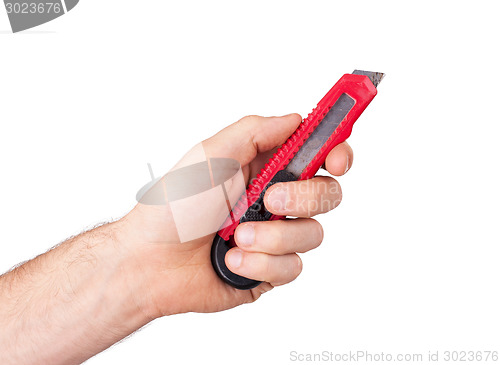 Image of Utility knife isolated
