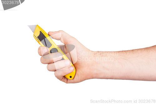 Image of Utility knife isolated