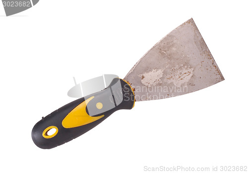 Image of Old dirty and rusty scraper 