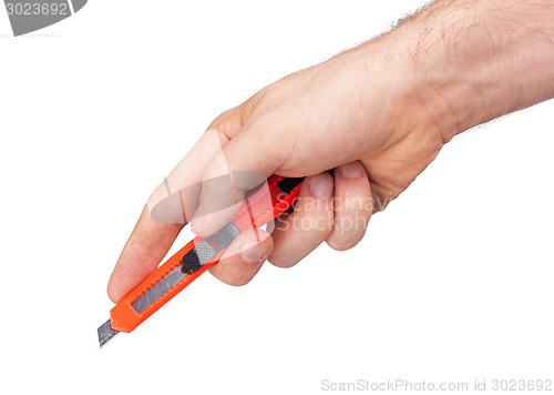 Image of Utility knife isolated