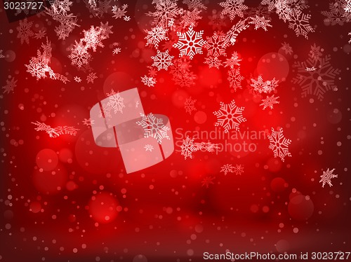 Image of Christmas red background. EPS 10