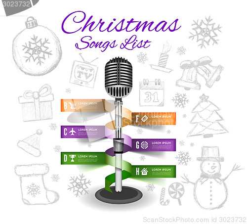 Image of Christmas Microphone infographics