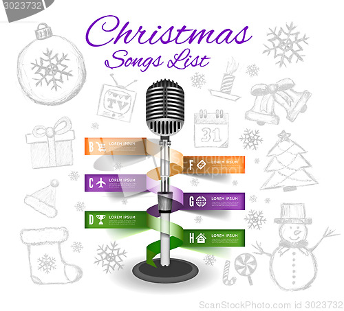 Image of Christmas Microphone infographics