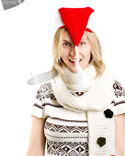 Image of Woman Waiting For Christmas