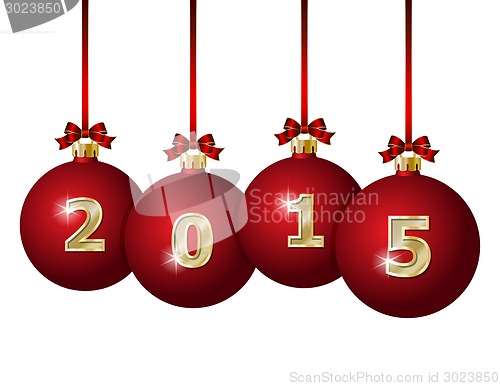 Image of Glass Christmas Balls 2015