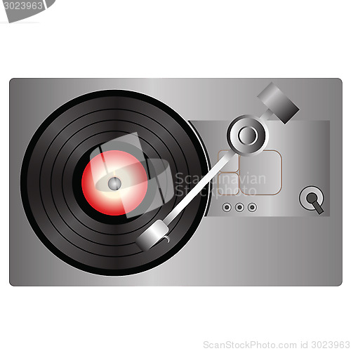 Image of vinyl record player