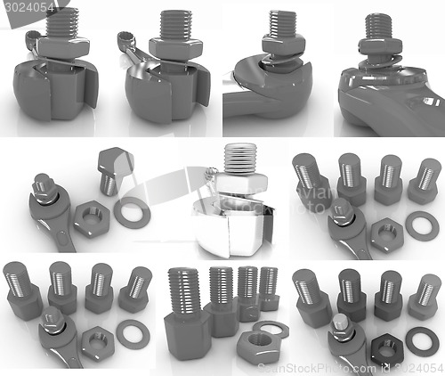 Image of Wrench to tighten the screws set 