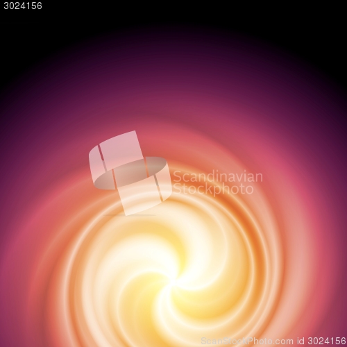 Image of Colorful smooth blurred waves. Swirl background