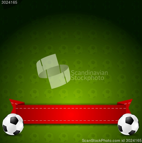Image of Soccer football vector background