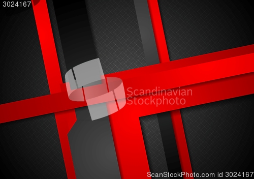 Image of Dark vector tech background