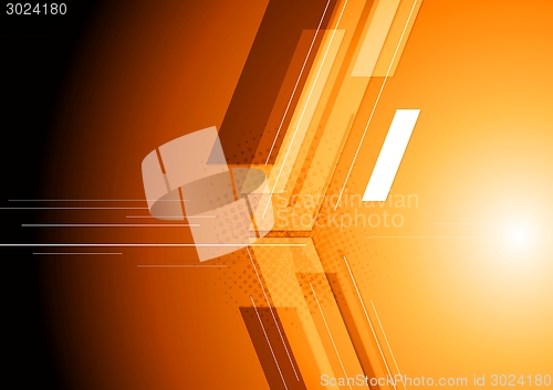 Image of Technical dark corporate background