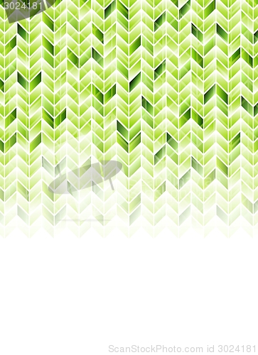 Image of Green shiny geometric hi-tech background