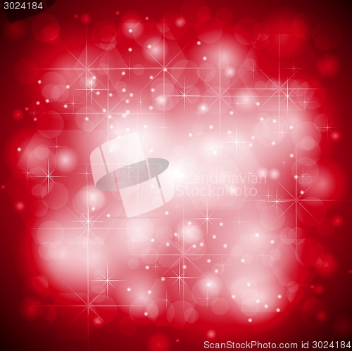 Image of Red shiny sparkling vector background