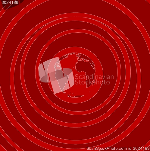 Image of Red flat minimal tech background