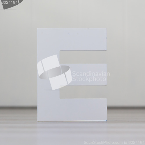 Image of One letter - E