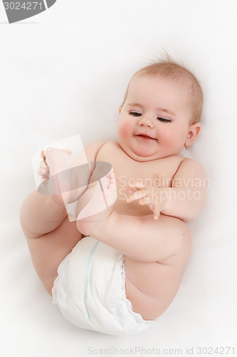 Image of smiling infant baby