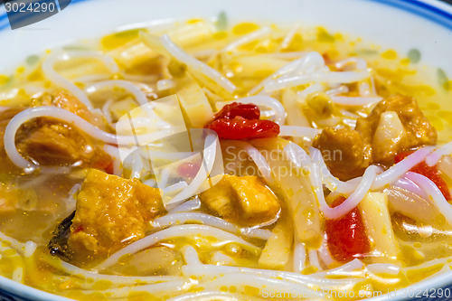 Image of Asian chicken noodle soup