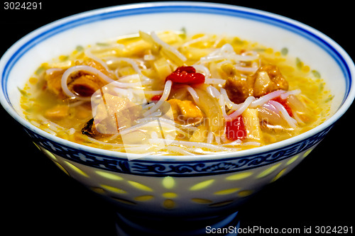 Image of Asian chicken noodle soup