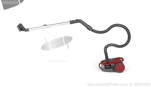 Image of Red vacuum cleaner