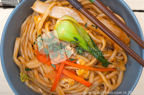 Image of hand pulled ramen noodles