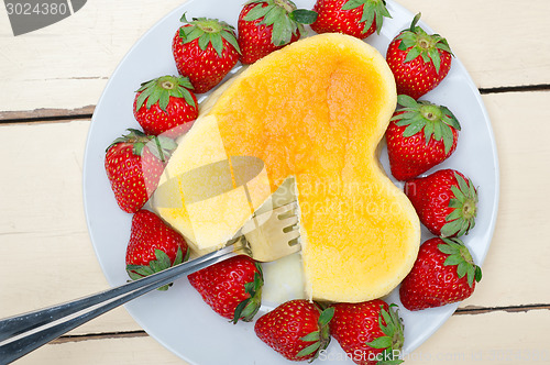 Image of heart cheesecake