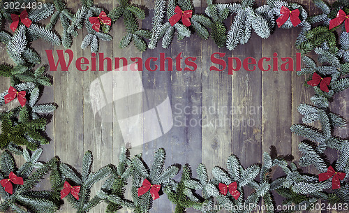Image of wood background weihnachts special