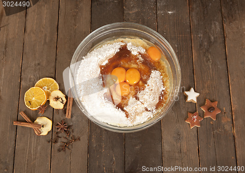 Image of cookie dough ingredients