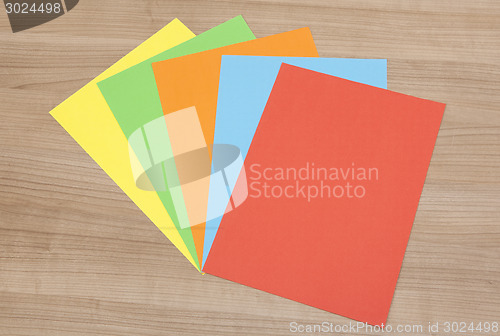 Image of diversified colorful paper