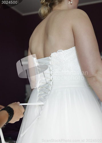 Image of Laced wedding dress