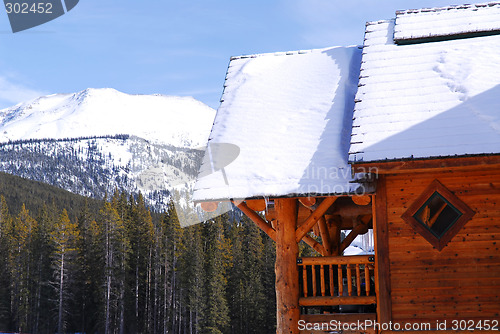 Image of Log mountain cabin