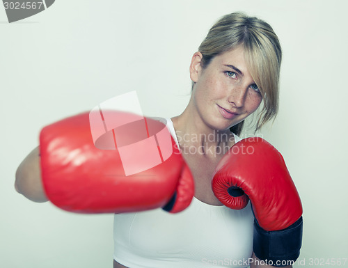 Image of red boxing gloves