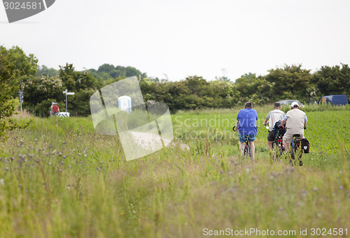 Image of bicyclist Fehmarn