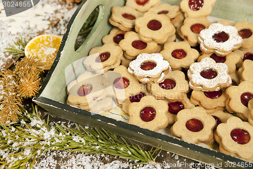 Image of pastry with jam