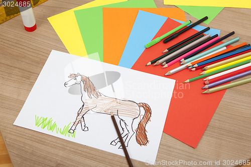 Image of a painted pony