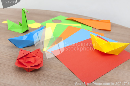 Image of paper boat folding