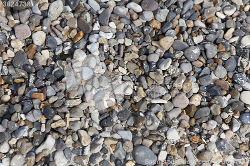 Image of Pebbles at the beach background