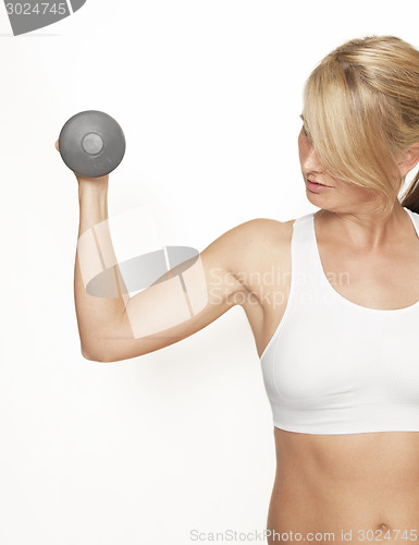 Image of Fitness woman with Top