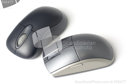 Image of Two computer mouse

Two computer mouse

