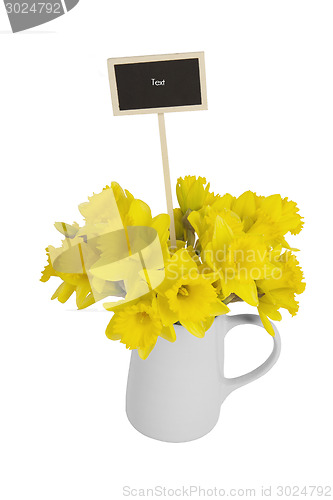 Image of daffodils in vase