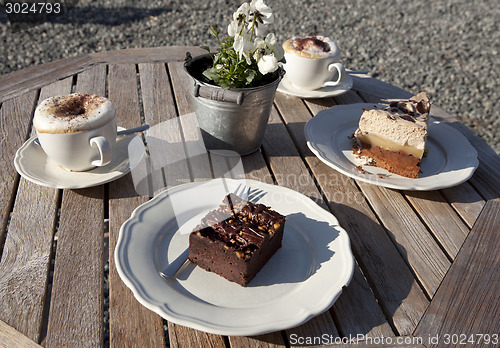 Image of coffee and cake