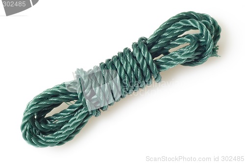 Image of Green nylon rope

