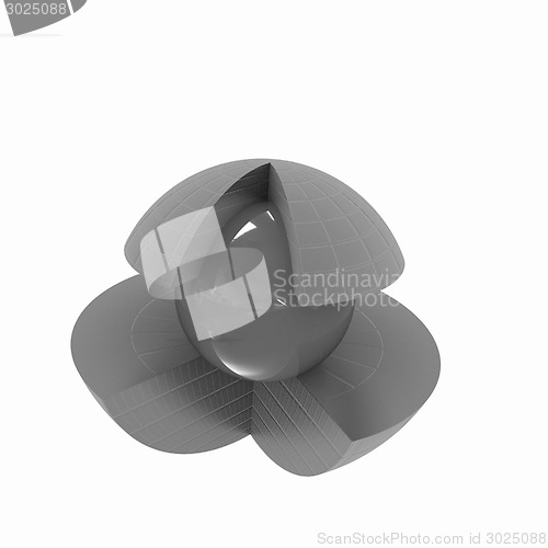 Image of Abstract globe symbol